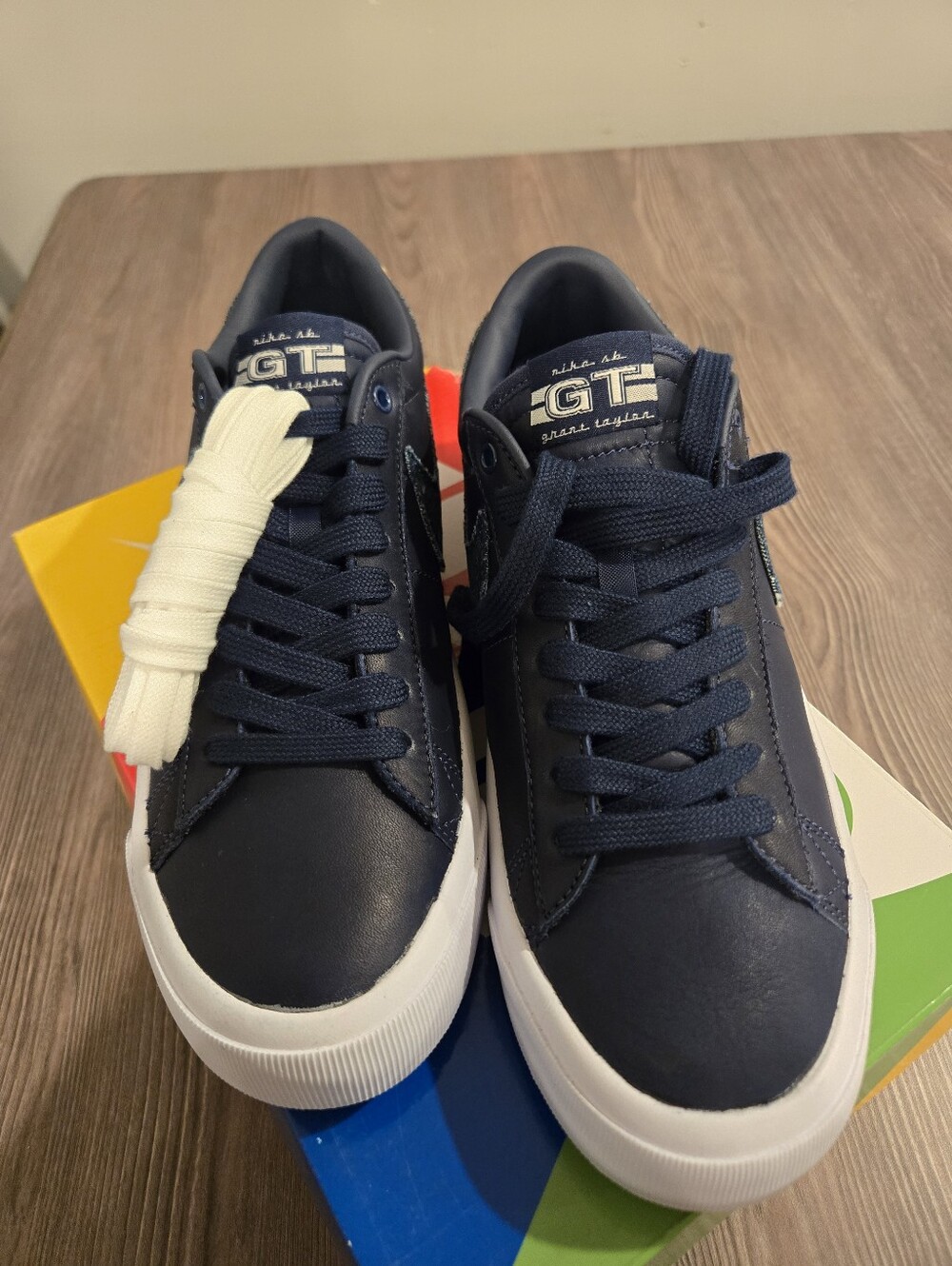 NIB Nike Zoom Blazer Low Pro GT PRM Midnight Navy Sneakers Mens 10 Womens 11.5